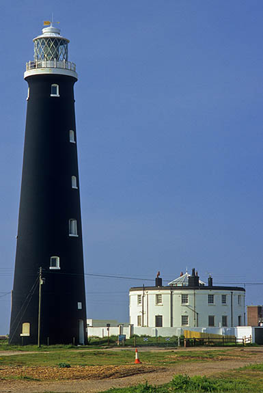 ENG: South East Region, Kent, Romney Marsh, The South Marsh, Dungeness, The Old Lighthouse at Dungeness [Ask for #256.486.]