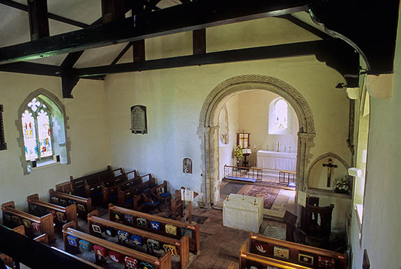 ENG: South East Region, Kent, Romney Marsh, Romney Marsh Beaches, Dymchurch, The village church, where the fictional Dr. Syn was supposed to have preached; interior [Ask for #256.511.]