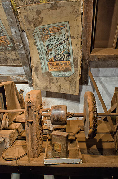 ENG: Yorkshire & Humberside Region, North Yorkshire, North Yorkshire Coast, Whitby, Whitby Jet Heritage Centre, A Victorian-era jet workshop, found in an attic, is displayed [Ask for #270.196.]