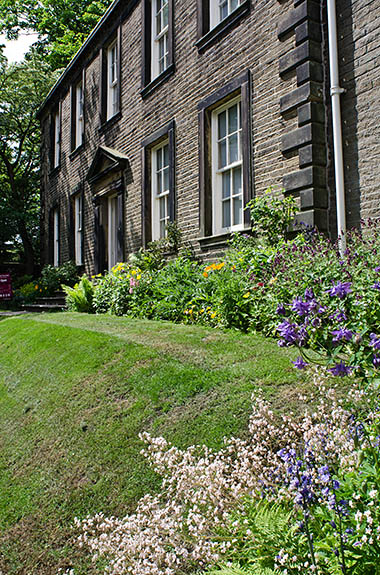 ENG: West Yorkshire , Bradford Borough, Haworth, Bronte Parsonage Museum. Viewed from the front [Ask for #270.413.]